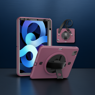 Apple İpad Pro 11 (2020) Kılıf Strap-c Otterbox Tablet Kapak - Mürdüm