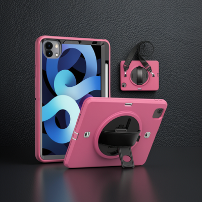 Apple İpad Pro 11 (2020) Kılıf Strap-c Otterbox Tablet Kapak - Pembe