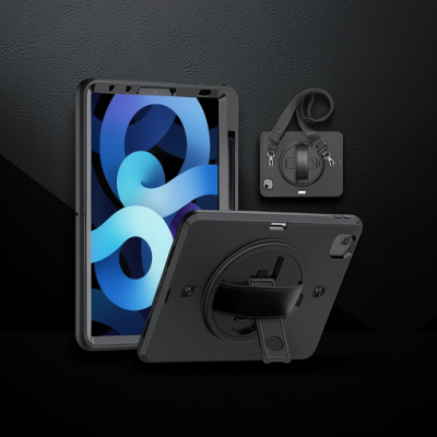 Apple İpad Pro 11 (2020) Kılıf Strap-c Otterbox Tablet Kapak - Siyah