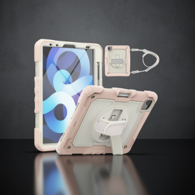 Apple İpad Pro 11 (2020) Kılıf Strap New Tablet Kapak - Pembe