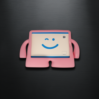 Apple İpad Pro 11 (2021) Kılıf Karakter Tablet Silikon - Açık Pembe