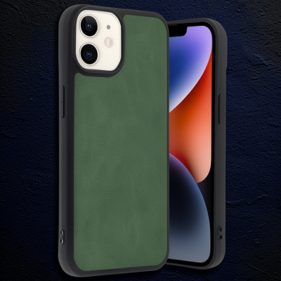 Apple İphone 11 Kılıf Aras Deri Kapak - Açık Yeşil