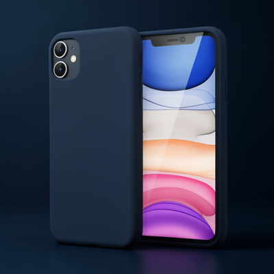 Apple İphone 11 Kılıf First Silikon - Lacivert