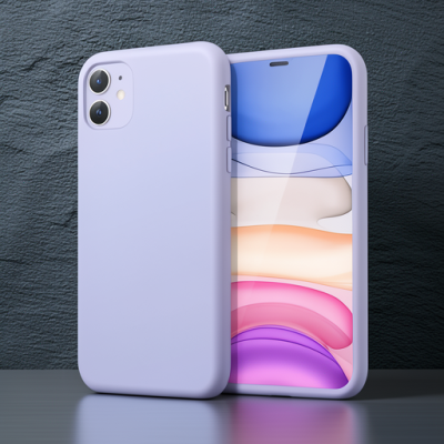 Apple İphone 11 Kılıf First Silikon - Lila
