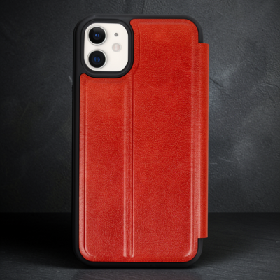 Apple İphone 11 Kılıf Flip Cover - Kırmızı
