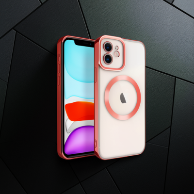 Apple İphone 11 Kılıf Kross Magneticsafe Kapak - Kırmızı
