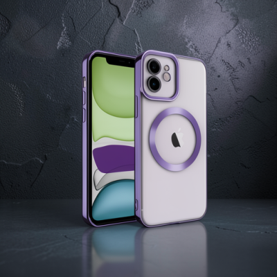 Apple İphone 11 Kılıf Kross Magneticsafe Kapak - Mor