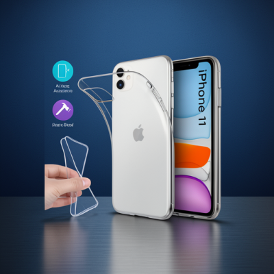 Apple İphone 11 Kılıf Lüx Şeffaf Silikon