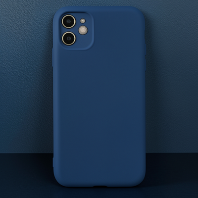 Apple İphone 11 Kılıf Nano İçi Kadife Silikon - Lacivert
