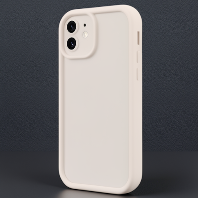 Apple İphone 11 Kılıf Viera Silikon - Krem