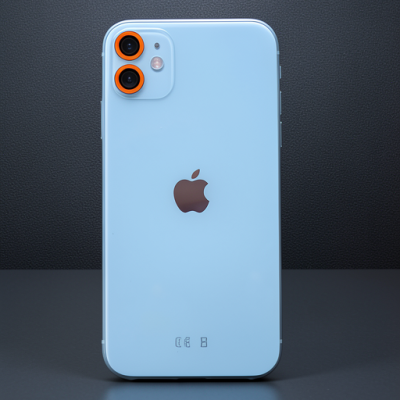 Apple İphone 11 Neon Fosforlu Kamera Lens - Turuncu