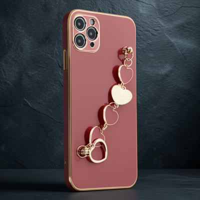 Apple İphone 11 Pro Kılıf Esila Silikon - Kırmızı
