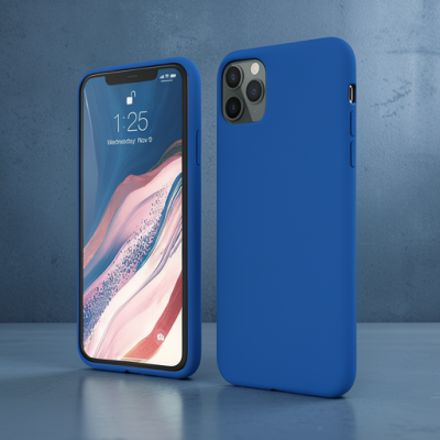 Apple İphone 11 Pro Kılıf First Silikon - Mavi