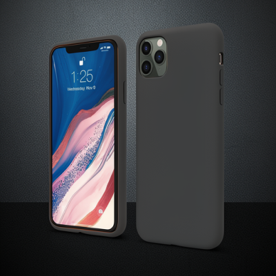 Apple İphone 11 Pro Kılıf First Silikon - Siyah
