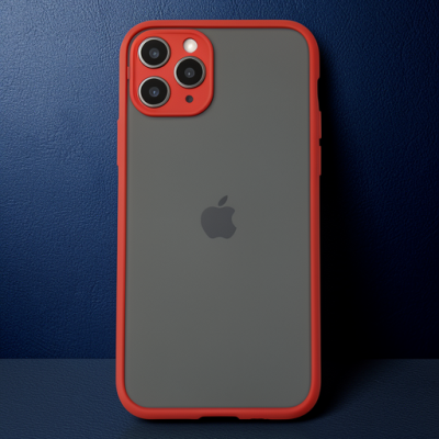 Apple İphone 11 Pro Kılıf Montreal Silikon Kapak - Kırmızı
