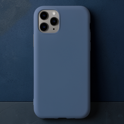 Apple İphone 11 Pro Kılıf Nano İçi Kadife Silikon - Gri