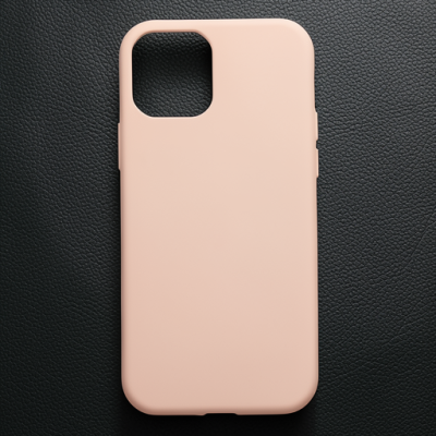 Apple İphone 11 Pro Kılıf Nano İçi Kadife Silikon - Pudra