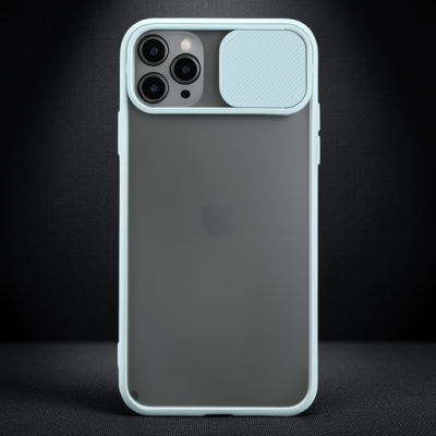 Apple İphone 11 Pro Kılıf Palm Buzlu Kamera Sürgülü Silikon - Turkuaz