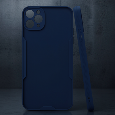 Apple İphone 11 Pro Kılıf Platin Silikon - Lacivert