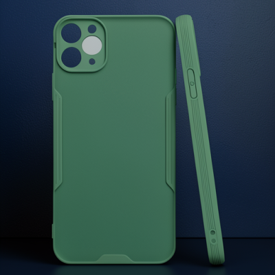 Apple İphone 11 Pro Kılıf Platin Silikon - Yeşil