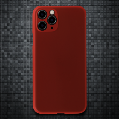 Apple İphone 11 Pro Kılıf Pp Ultra İnce Kapak - Kırmızı