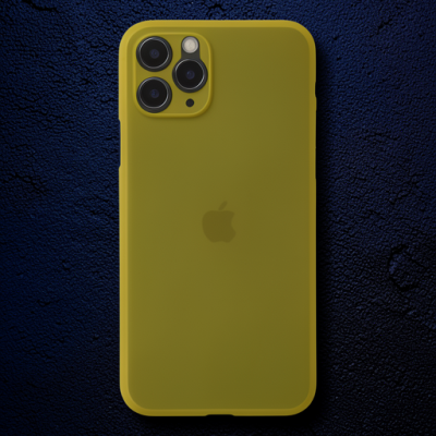 Apple İphone 11 Pro Kılıf Pp Ultra İnce Kapak - Sarı