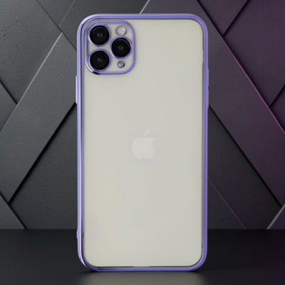 Apple İphone 11 Pro Kılıf Razer Lensli Silikon - Mor