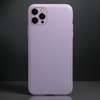 Apple İphone 11 Pro Max Kılıf Coco Deri Silikon Kapak - Lila