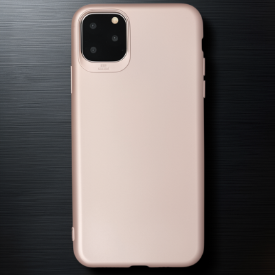 Apple İphone 11 Pro Max Kılıf First Silikon - Rose Gold