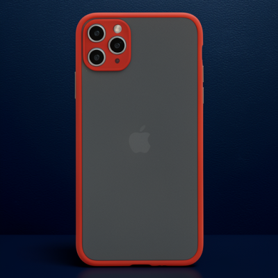 Apple İphone 11 Pro Max Kılıf Montreal Silikon Kapak - Kırmızı