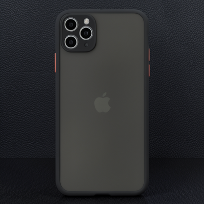 Apple İphone 11 Pro Max Kılıf Montreal Silikon Kapak - Siyah