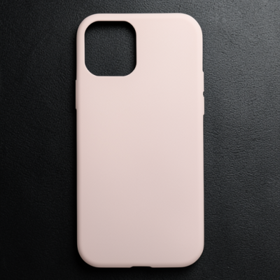 Apple İphone 11 Pro Max Kılıf Nano İçi Kadife Silikon - Pudra