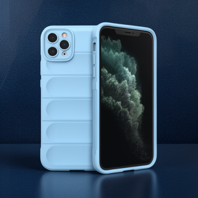 Apple İphone 11 Pro Max Kılıf Optimum Silikon - Sky Blue