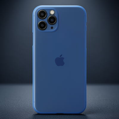 Apple İphone 11 Pro Max Kılıf Pp Ultra İnce Kapak - Mavi