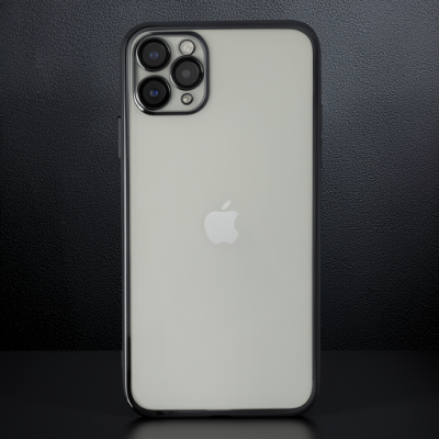 Apple İphone 11 Pro Max Kılıf Razer Lensli Silikon - Siyah