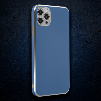 Apple İphone 11 Pro Max Kılıf Volet Silikon - Mavi