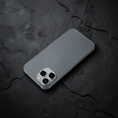 Apple İphone 11 Pro Max Metal Kamera Lens Koruma Cam - Gümüş