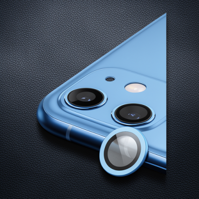 Apple İphone 11 Raze Metal Kamera Lens - Mavi