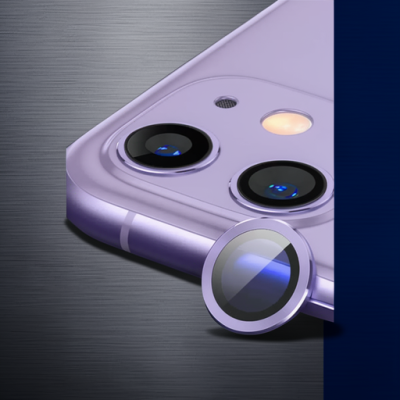 Apple İphone 11 Raze Metal Kamera Lens - Mor