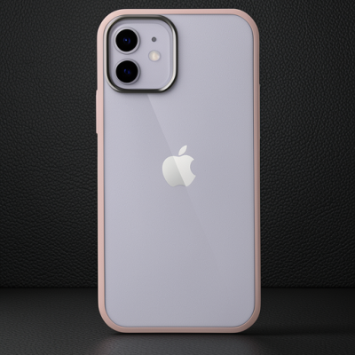 Apple İphone 12 Kılıf Element Silikon - Pembe