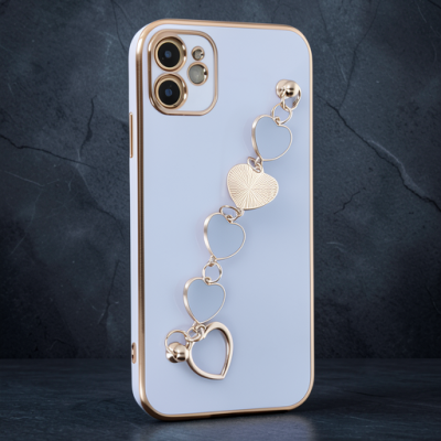 Apple İphone 12 Kılıf Esila Silikon - Lila