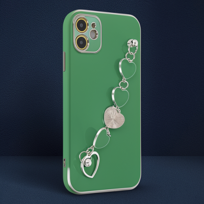 Apple İphone 12 Kılıf Esila Silikon - Su Yeşili