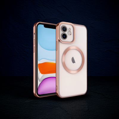 Apple İphone 12 Kılıf Kross Magneticsafe Kapak - Rose