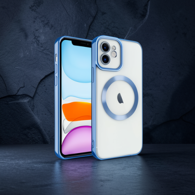 Apple İphone 12 Kılıf Kross Magneticsafe Kapak - Sierra Blue