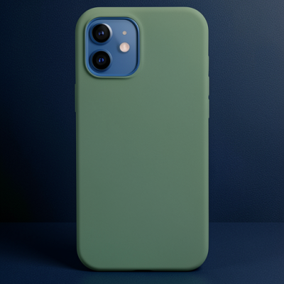 Apple İphone 12 Kılıf Lansman Legant Silikon - Yeşil
