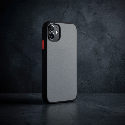 Apple İphone 12 Kılıf Montreal Silikon Kapak - Siyah