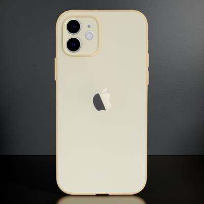 Apple İphone 12 Kılıf Puma Silikon - Gold