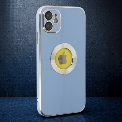 Apple İphone 12 Kılıf Store Silikon - Sierra Blue