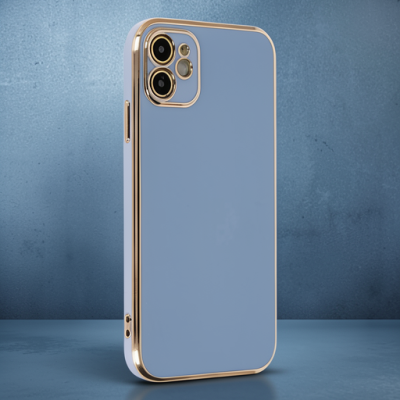 Apple İphone 12 Kılıf Volet Silikon - Mavi