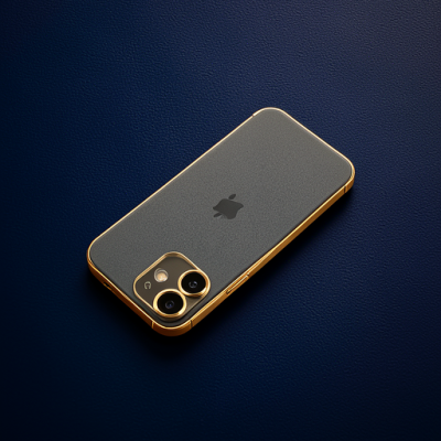 Apple İphone 12 Metal Kamera Lens Koruma Cam - Gold